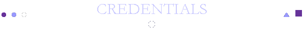 CREDENTIALS